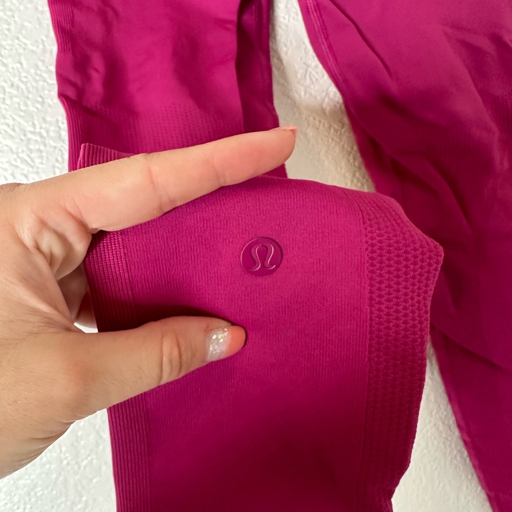 Lululemon Zone In Tight In Raspberry Size 6 - image 4